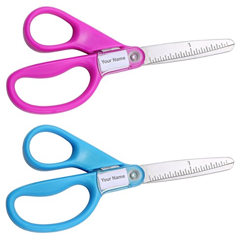 Stanley Minnow 5-Inch Pointed Tip Kids Scissors, 8 Pack, Assorted Colors (SCI5PT-8PK)