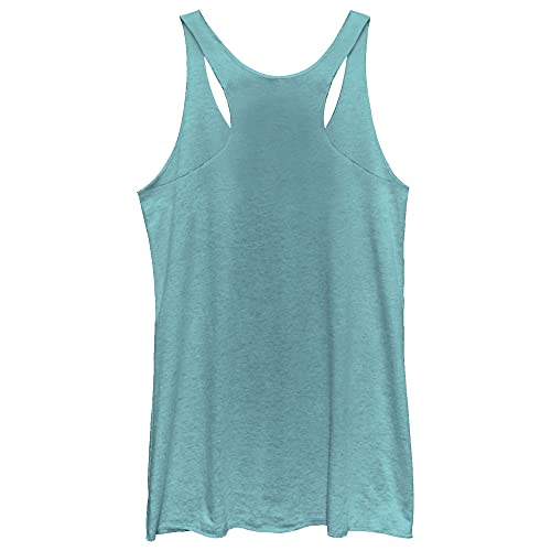 Disney Winnie The Pooh Acre Map Women's Racerback Tank Top, Tahiti Blue, X-Small