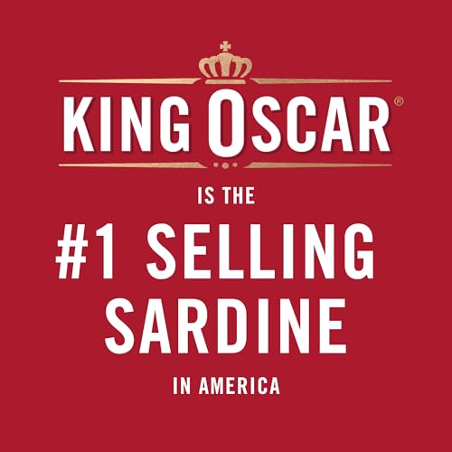 King Oscar Premium Sardines in Zesty Tomato Sauce, 3.75 Ounce Cans (Pack of 12), Wild Caught Canned Sardines