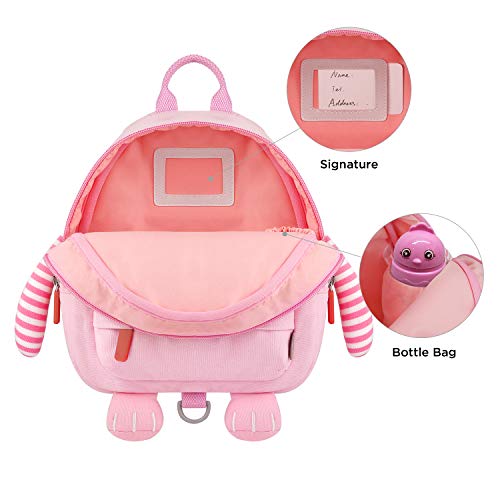 GAGAKU Toddler Backpack with Leash - Mini Kids Backpacks for Boys 2-5 Years Child Safety Backpack 3D Cartoon Animal Anti-Lost Preschool Backpack - Blue