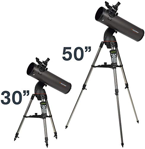 Celestron - NexStar 130SLT Computerized Telescope - Compact and Portable - Newtonian Reflector Optical Design - SkyAlign Technology - Computerized Hand Control - 130mm Aperture Grey