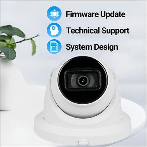 EmpireTech Security Camera 4MP 1/1.8" CMOS Ultra Low Light Starlight+ IR Turret AI IP Camera SMD 3.0,AcuPick,IP67,POE and ePOE,Built-in Mic,Vehicle and Human Detection,IPC-T54IR-AS 2.8mm S3
