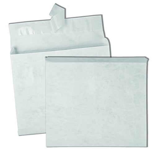 Quality Park Survivor 10 x13 Inch Catalog Envelopes made w/ 14 lb DuPont Tyvek, Expands 2", Peel and Seal Self Seal Closure, White, 100/Box (QUAR4430)