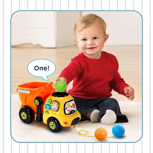 Multi-Colored Replacement Ball Set for VTech Drop & Go Dump Truck | Vibrant, Colorful Rock Balls Compatible with Vtech Construction Toy | 6