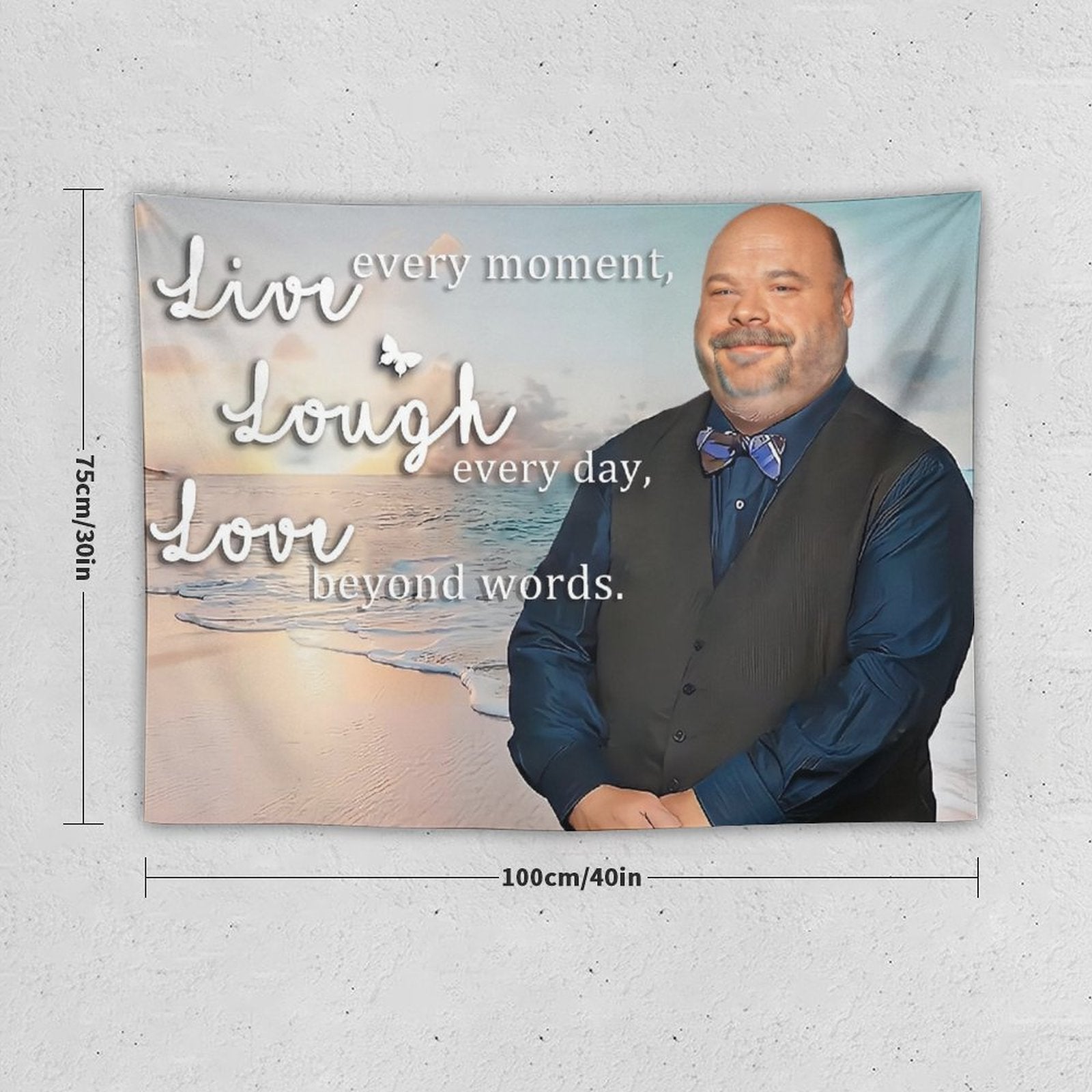 Live, Laugh, Love Bertram Tapestry