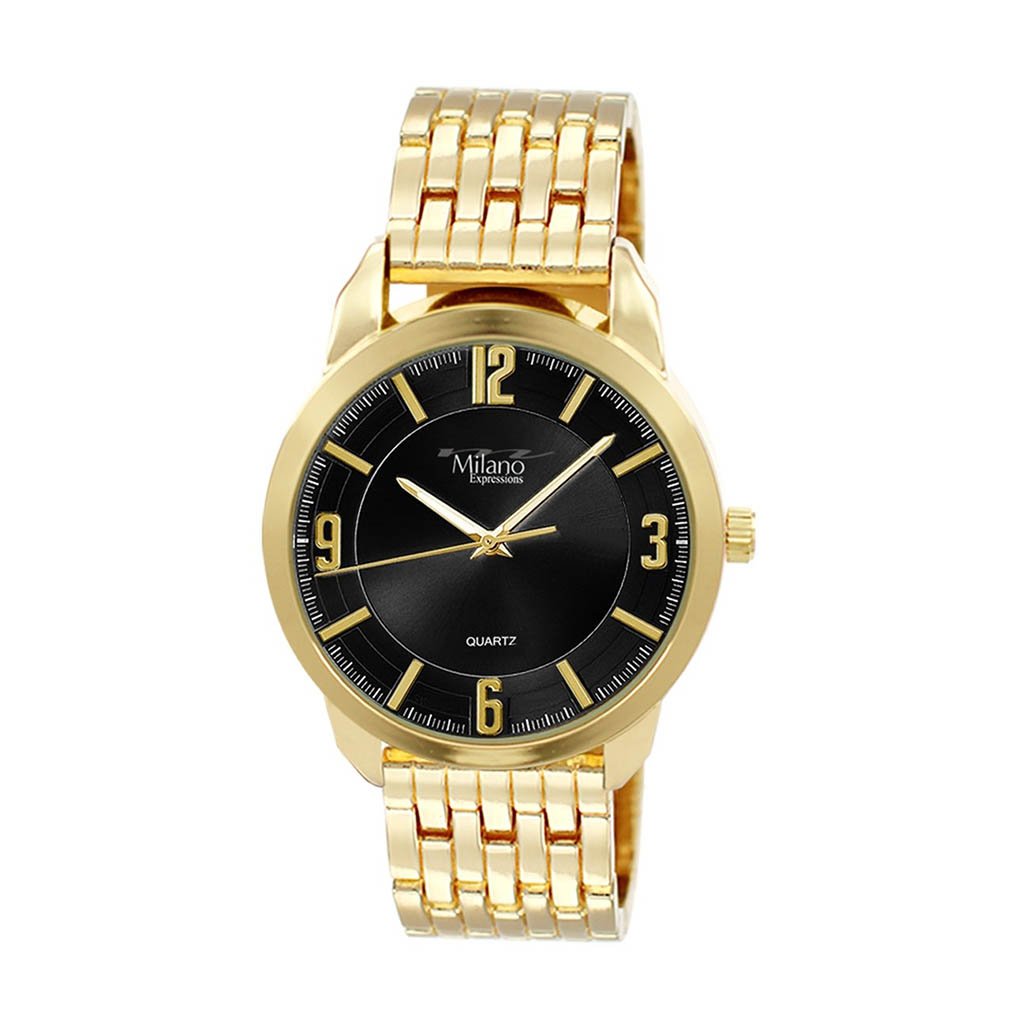 M Milano Expressions Gold Metal Band Watch, Penalosa