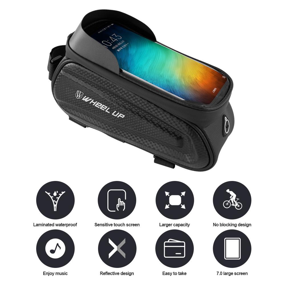 Bicycle Bag Frame Front Bag 6.5in Phone Case Touchscreen Bag SP