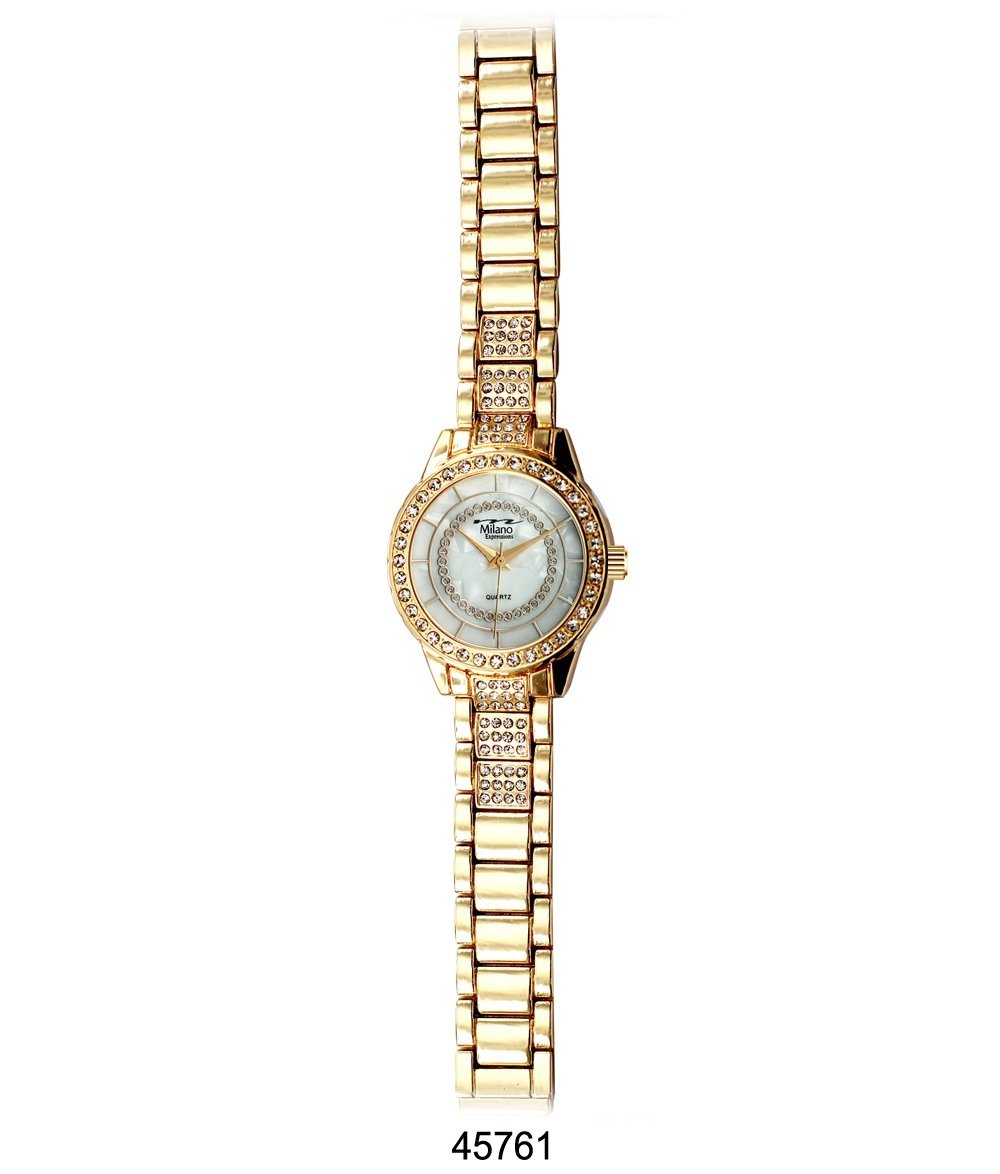 M Milano Expressions Gold Metal Band Watch, Boca Raton