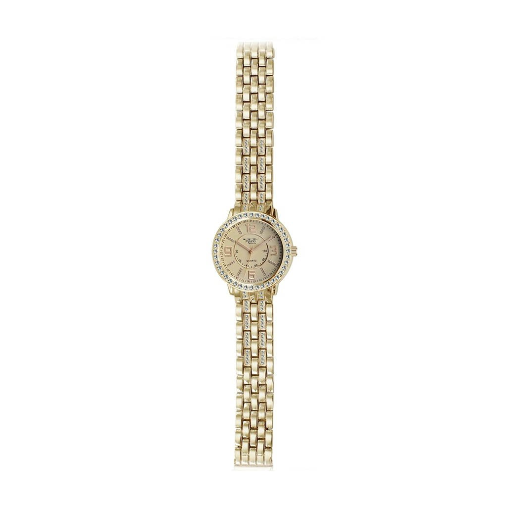 M Milano Expressions Gold Metal Band Watch, Milford