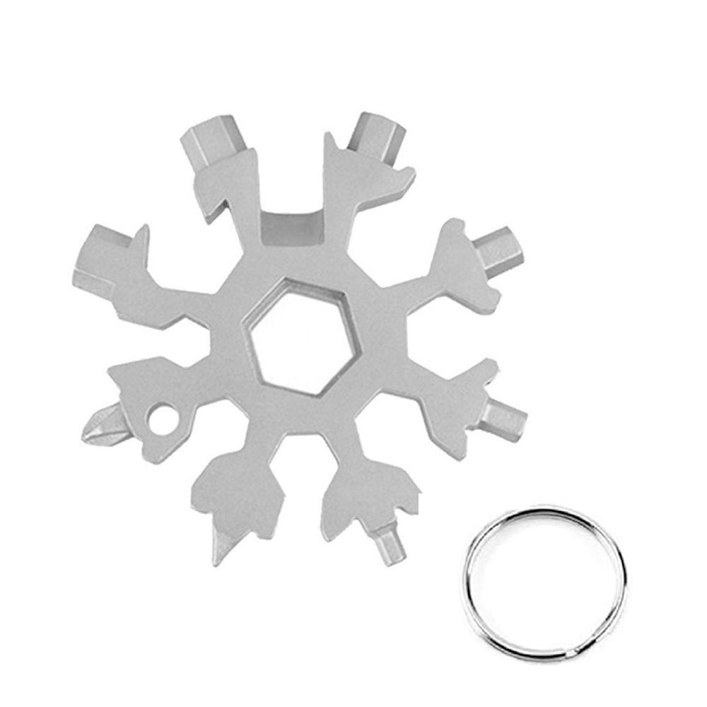 18 In 1 Snowflake Multitool Stainless Steel Tools Wine Bottle Opener