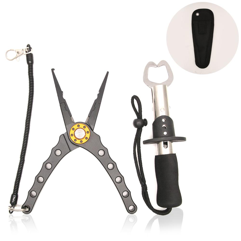 Stainless Steel Multifunctional Fishing Pliers Set Fish Lip Gripper