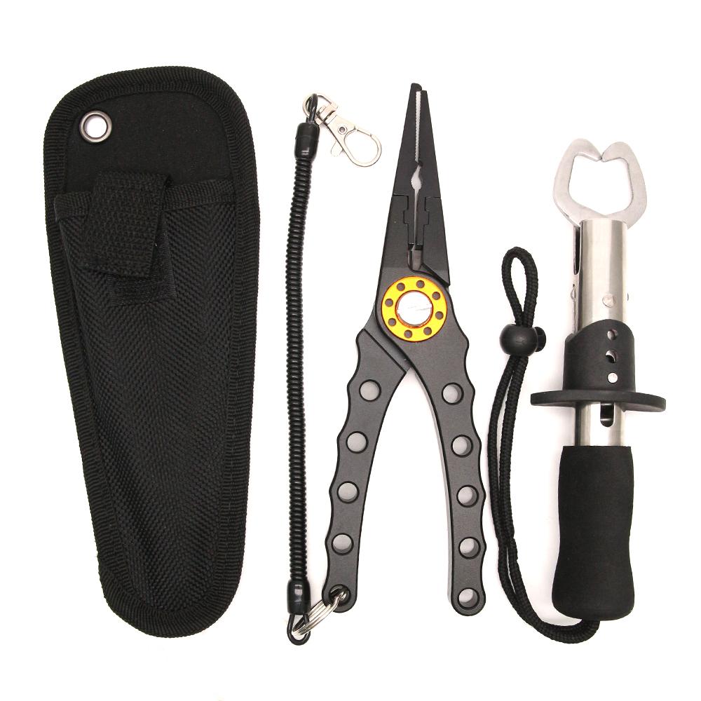 Stainless Steel Multifunctional Fishing Pliers Set Fish Lip Gripper