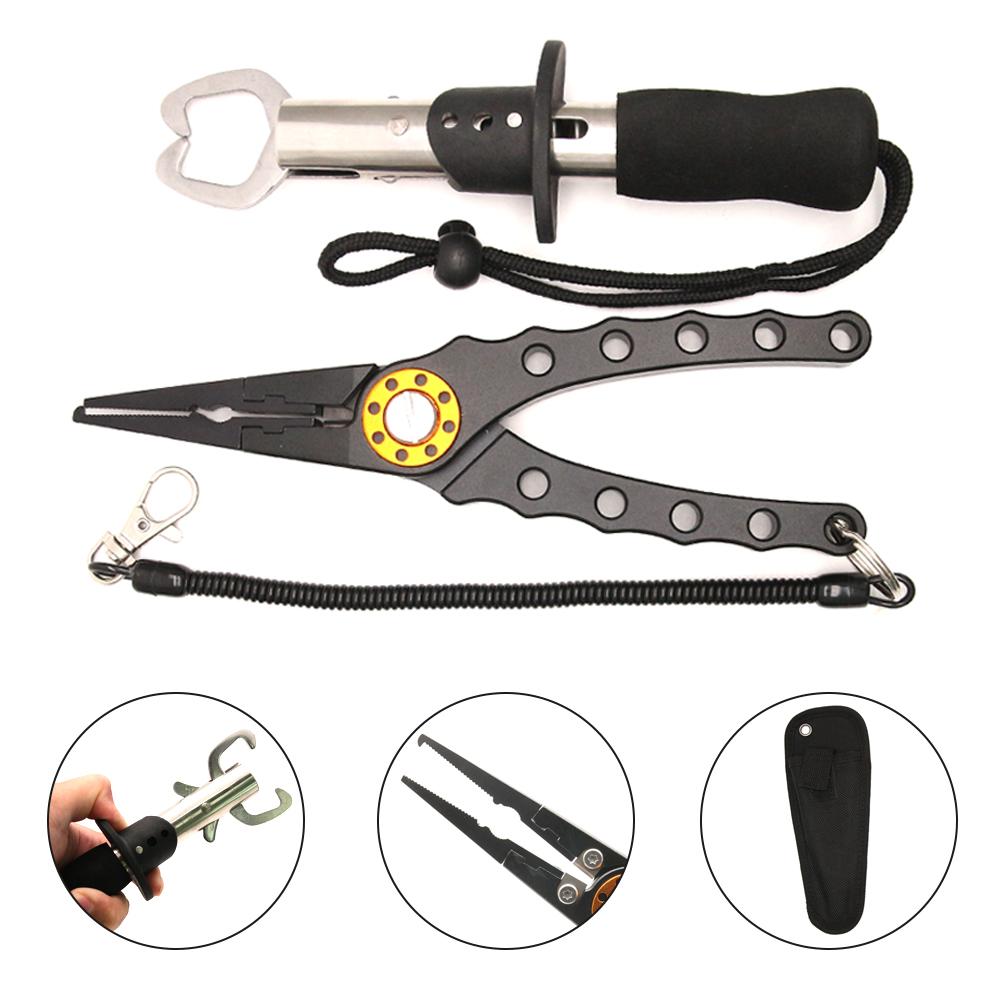 Stainless Steel Multifunctional Fishing Pliers Set Fish Lip Gripper