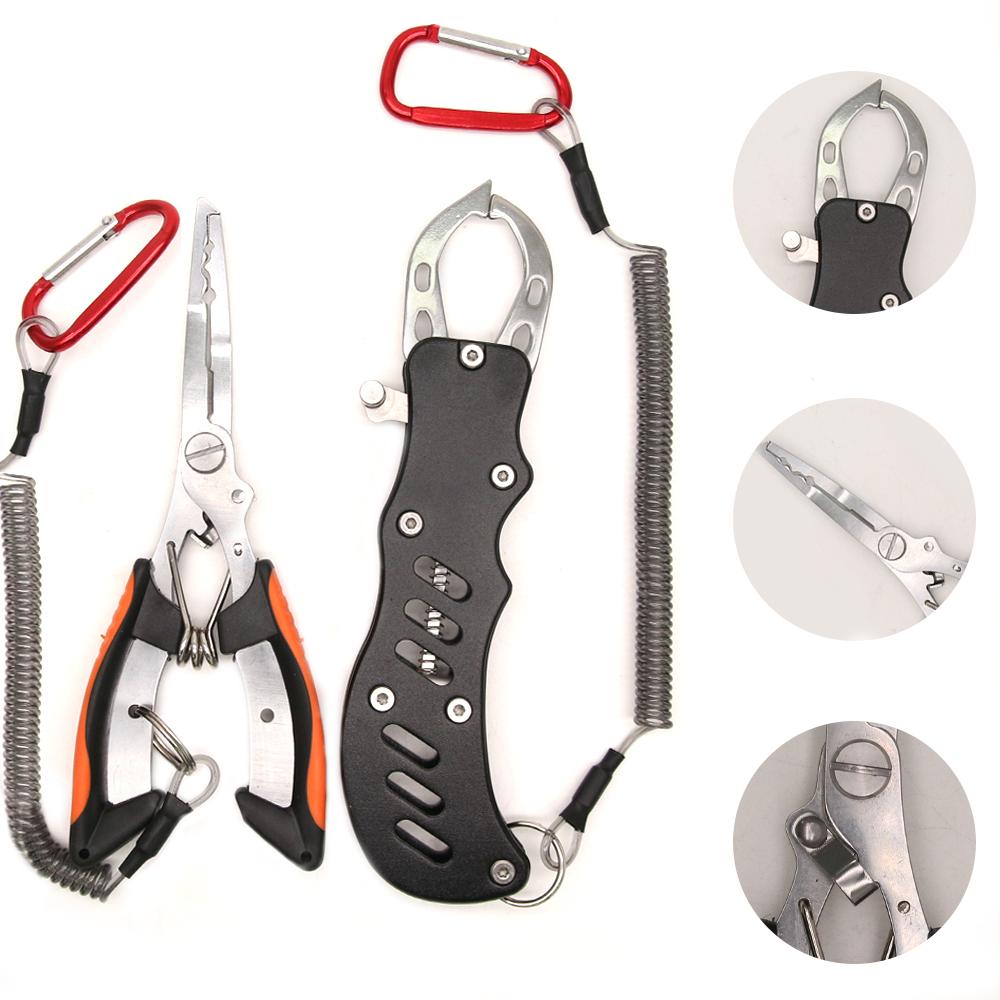 Stainless Steel Multifunctional Fishing Pliers Spring Accessories Tool