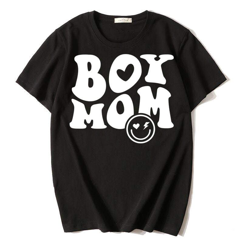 Boy Mom Mother's Day Graphic Tee