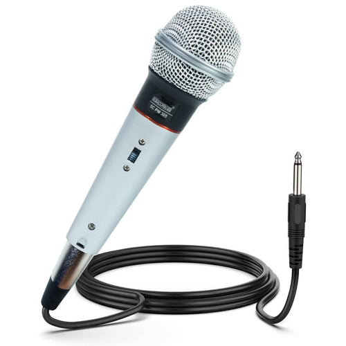 5 CORE Premium Vocal Dynamic Cardioid Handheld Microphone, White (PM 305)