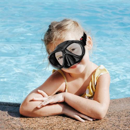 Findway Kids Swim Goggles Snorkel Diving Mask for Youth, Swimming Goggles Anti-Fog 180° Clear View for Kids 4-16 Boy &Girl