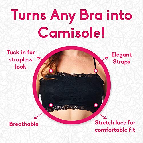 PURE STYLE Girlfriends Women's Plus-Size Camiflage Lined Stretch, Black/Black, 1X