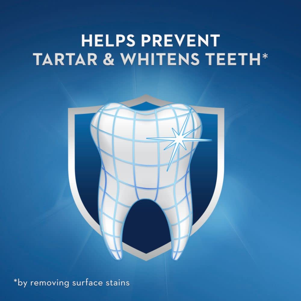 Crest Tartar Protection Whitening Cool Mint Flavor Toothpaste 8.2 Oz (Pack of 4)