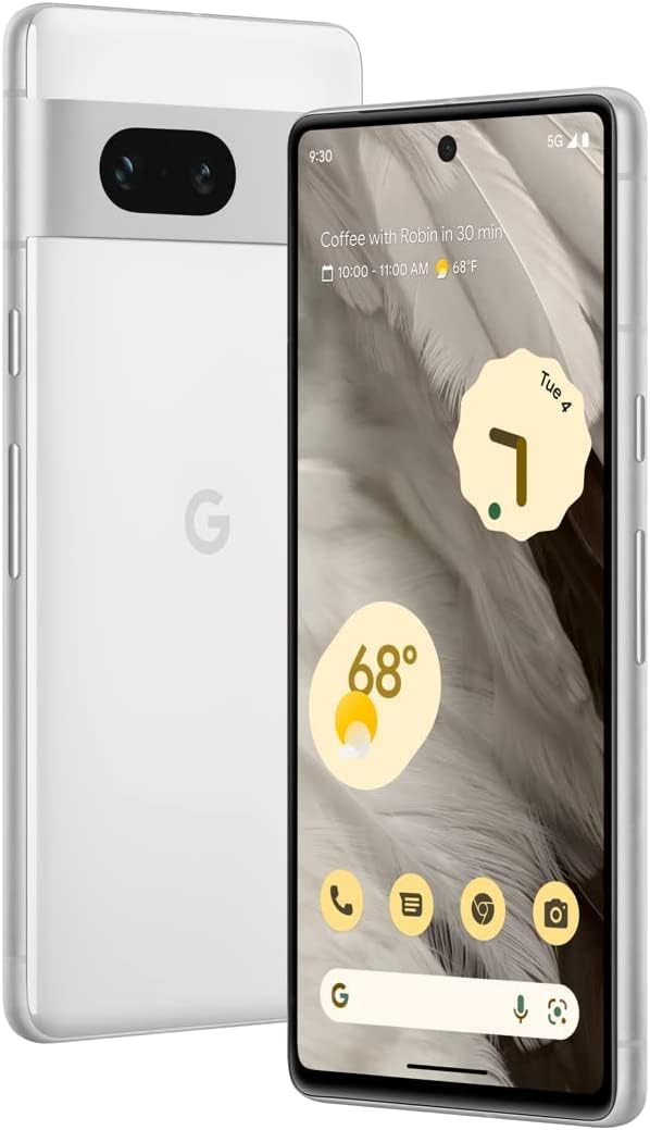 Google Pixel 7-5G Android Phone - Unlocked Smartphone with Wide Angle Lens and 24-Hour Battery - 256GB - Snow