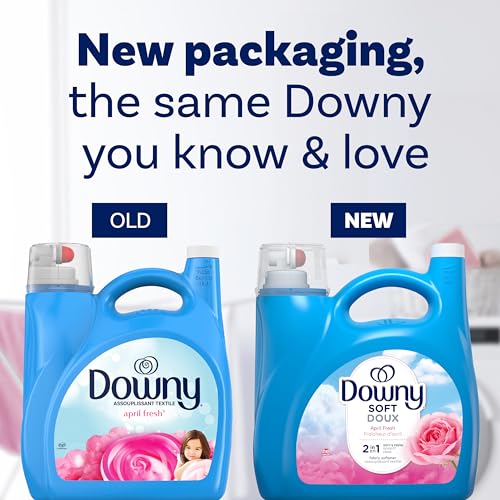 Downy Fabric Softener Liquid, April Fresh Scent, 111 fl oz, 150 Loads