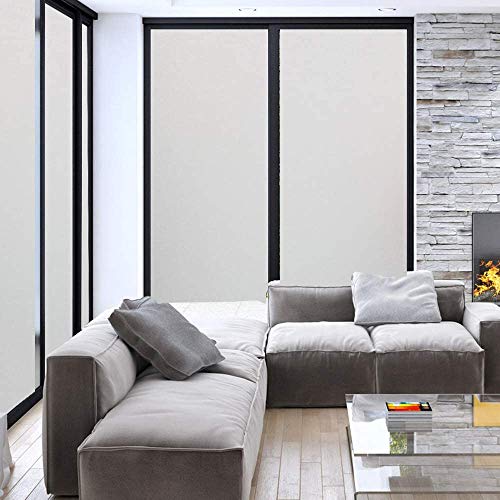 Niviy One Way Privacy Window Film See Out Not in 35.4 x 78.7 Inch Window Tint for Home Heat Blocking Anti UV Glass Door Mirror Reflective Window Film, Silver