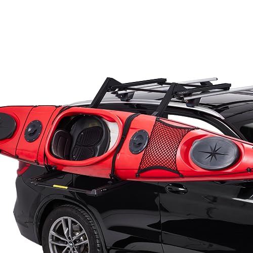 TOOENJOY Elevate Lift Assist Roof Rack, SUV Bike Kayak Carrier Elevating Assist Camping Multiple Loading