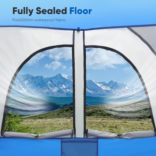 Quictent Pickup Truck Tent for Full Size Short Bed (5.5'-5.8'), Waterproof PU2000mm 2-Person Sleeping Capacity Truck Bed Tent with Removable Awning, Rainfly ＆ Storage Bag Included