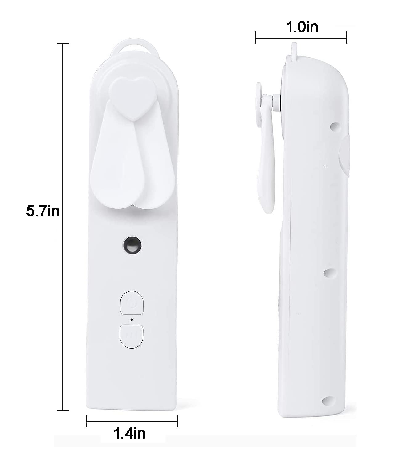 Proaccmart Handheld Mini Fan Misting Fan USB Rechargeable Portable Pocket Desk Fans Mini Water Spray Hydrating Fan
