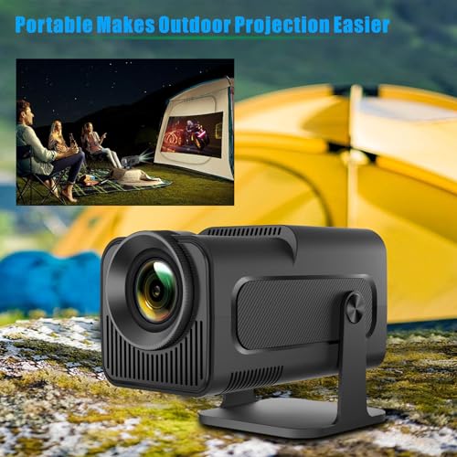 Portable Mini Projector with WiFi 6 and Bluetooth, Magcubic Native 1080P Auto Focus Smart Video Projector Support 4K, Outdoor Movie Projector Short Throw Home Theater Projector with Android 11