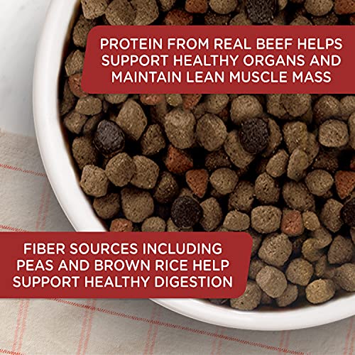 Nutrish Rachael Ray Premium Natural Dry Dog Food, Real Beef, Pea, & Brown Rice Recipe, 40 Pounds