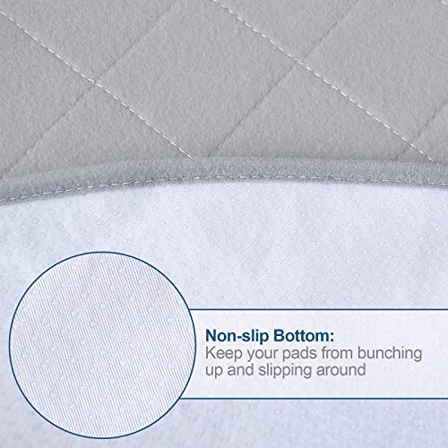 Washable Pee Pads for Dogs 2 Pack, Waterproof Dog Whelping Pads, Reusable Pee Pad Quilted, Fast Absorbing Training Pads for Dogs, Housebreaking Absorption Pads