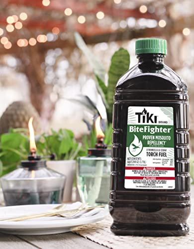 Tiki Brand BiteFighter Mosquito Repellent Torch Fuel, 64 Ounces
