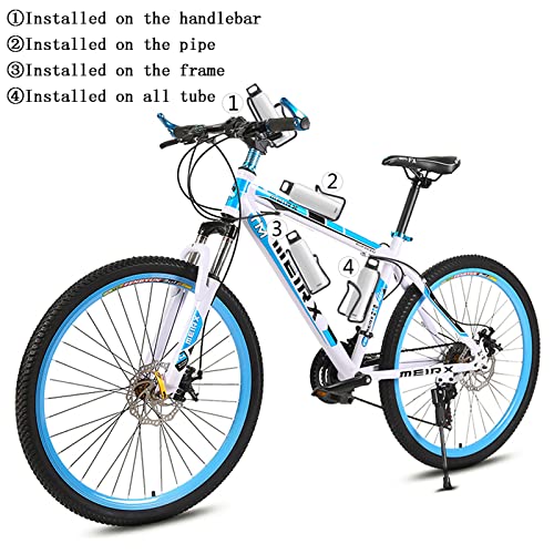 FiveBox Aluminum Alloy Biking Bicycle Water Bottle Cage Holder, Cycling Bike Water Bottle Cage