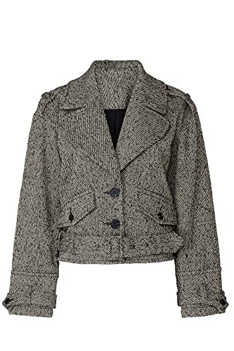 Marissa Webb Collective Rent the Runway Pre-Loved Grey Short Jacket, Grey, 0