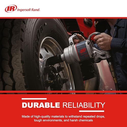 Ingersoll Rand 2850MAX 1" Air Impact Wrench, 2,100 ft-lbs Max Torque, D Handle