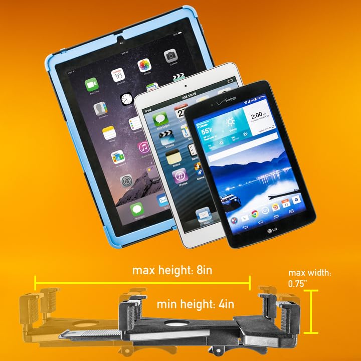 iBOLT TabDock MagDock- Heavy Duty Magnetic Mount for All 7-11 inch Tablets- Great for fridges, Restaurants, Automotive, Workout Equipment, or Any Magnetic Metal Surface