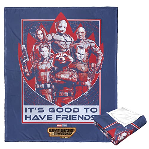 Northwest Guardians of The Galaxy Silk Touch Throw Blanket, 50" x 60", A Freakin' Guardian