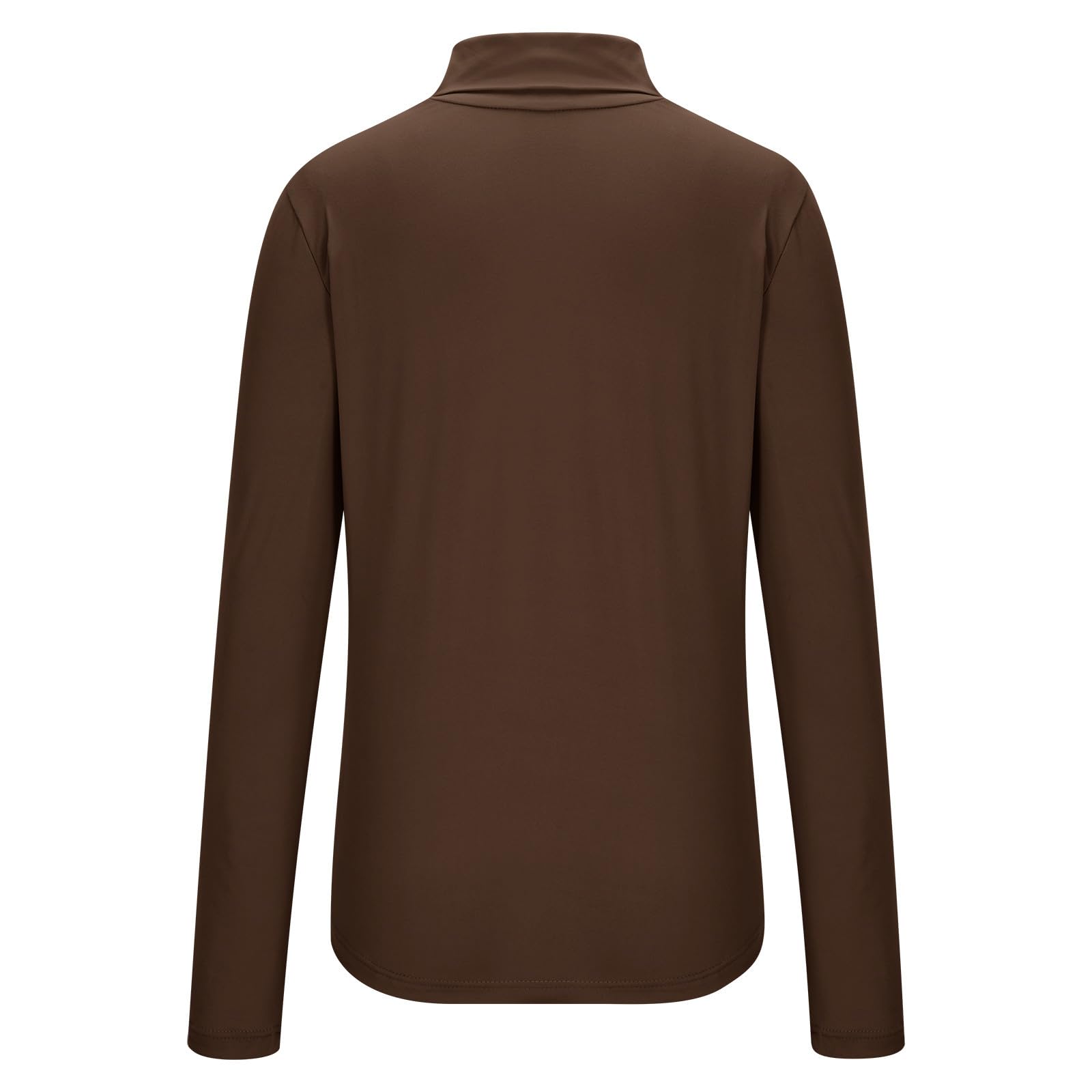 Haul Sale Women Turtle Neck Tops Long Sleeve Haul Womens Clothing Warehouse Amazon Warehouse Deals Haul Items Haul Sale Clearace H02 Brown Xx-Large