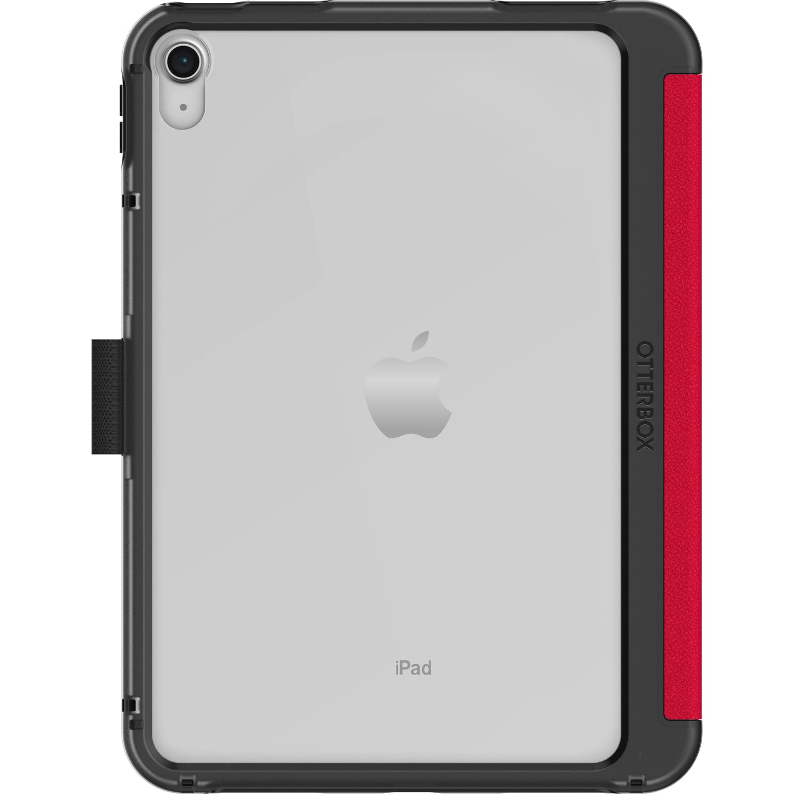 OtterBox SYMMETRY FOLIO SERIES case for iPad 10th Gen (ONLY) - RUBY SKY (Red), Ultra-sleek design, Multiple Viewing Positions, Magnetic Sleep/Wake Cover