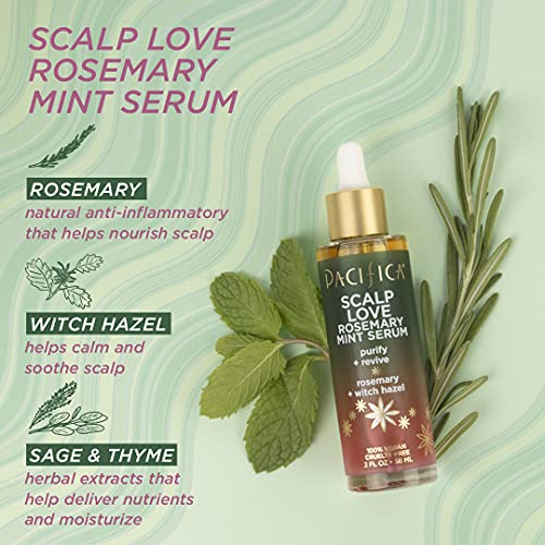 PACIFICA Scalp Love Rosemary Mint Serum by Pacifica for Unisex - 2 oz Serum