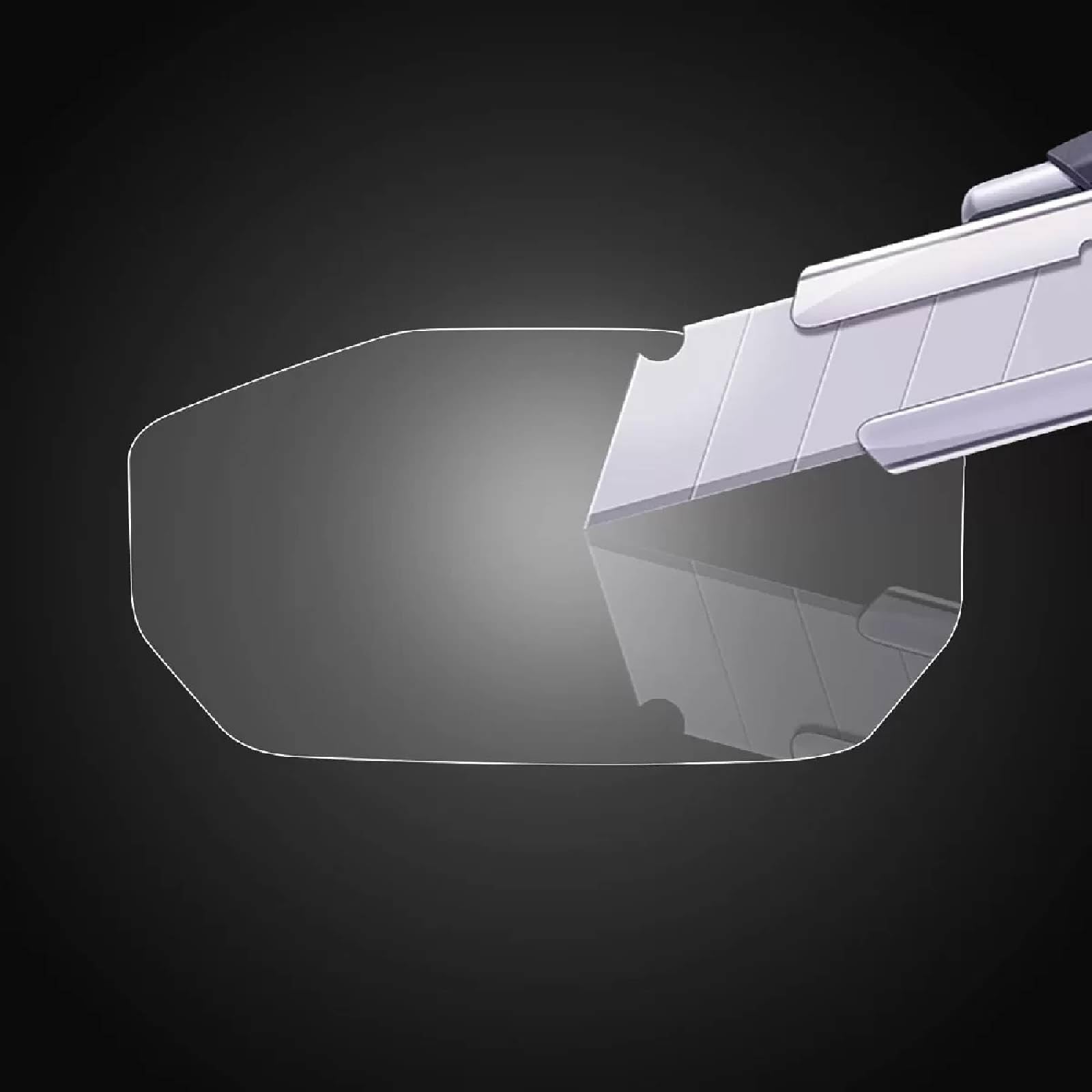 Mogico Motorcycle Accessories Nano Glass Dashboard Screen Protector Kit for Honda CBR1000RR Fireblade/SP 2020-2024 (2 x Ultra Clear & 2 x Anti Glare)