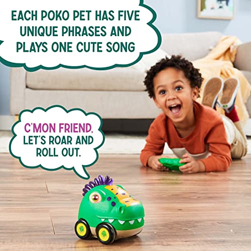 Flybar Poko Petz, Remote Control Car for Toddlers Dinosaur Toys - 2.4GH for Boys and Girls, Light Up Toddler Toys, Singing, Talking Toys, Preschool Toys, Toddler Gifts Dinosaur Toys for Kids 3-5