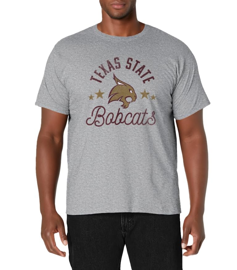 Texas State University Bobcats Logo T-Shirt