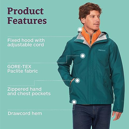 MARMOT Men's GORE-TEX Minimalist Jacket, Arctic Navy, Small