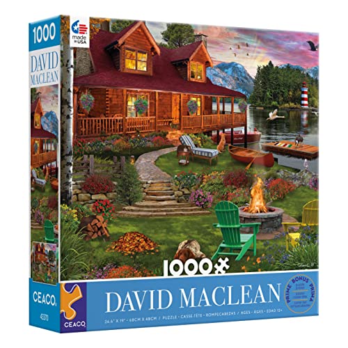 Ceaco - David MacLean - Cottage Retreat - 1000 Piece Jigsaw Puzzle