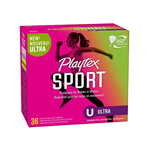 Playtex Sport Tampons, Ultra Absorbency, Fragrance-Free - 36ct