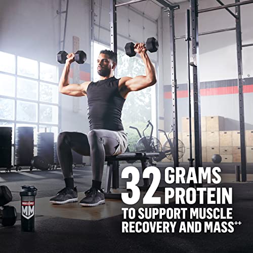 Muscle Milk Gainer Protein Powder, Vanilla Creme, 32g Protein, 5 Pound