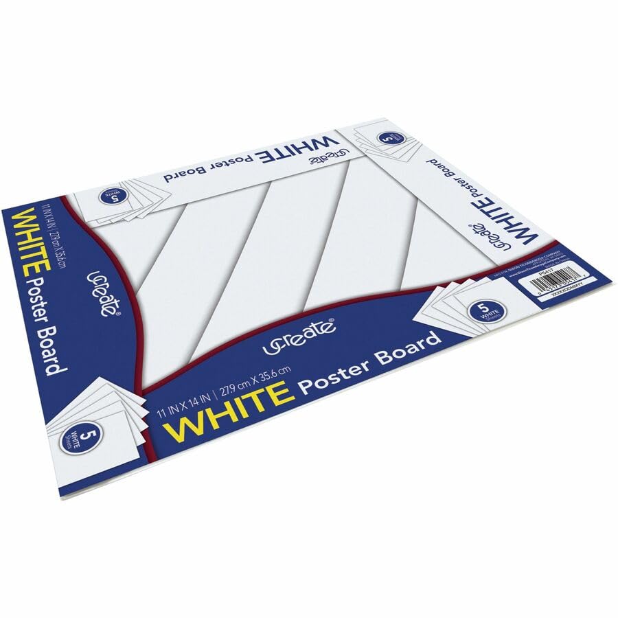 Pacon Poster Boards (PAC5417) 11 x 14, White