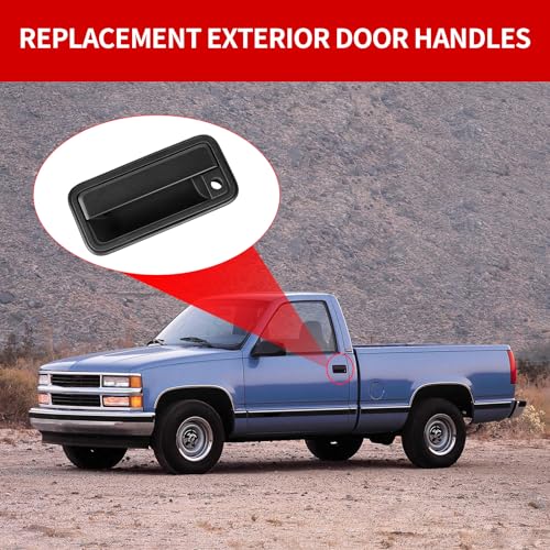 Front Exterior Door Handle for Chevy C1500 C2500 C3500 HD K1500 K2500 K3500 GMC Pickup Yukon 1988-2000 Driver Side for Chevrolet GMC Truck Metal Door Handles Replace 15742229 15742230 - Left x 1